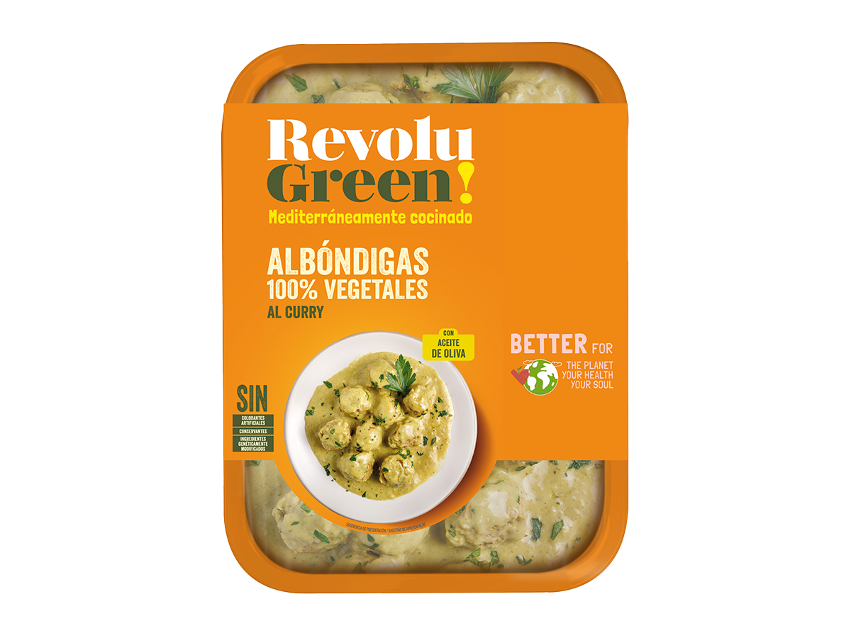 Albóndigas 100% Vegetales al Curry