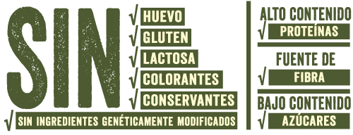 Sin conservantes ni colorantes