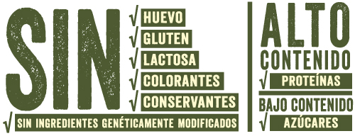 Sin conservantes ni colorantes