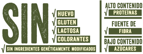 Sin conservantes ni colorantes
