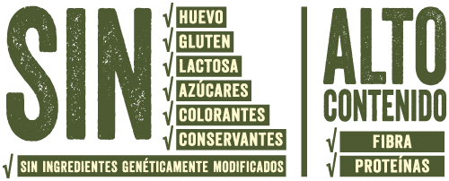 Sin conservantes ni colorantes